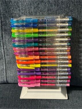Scribble Stuff Multicolor Gel Pen Set with Storage Tower